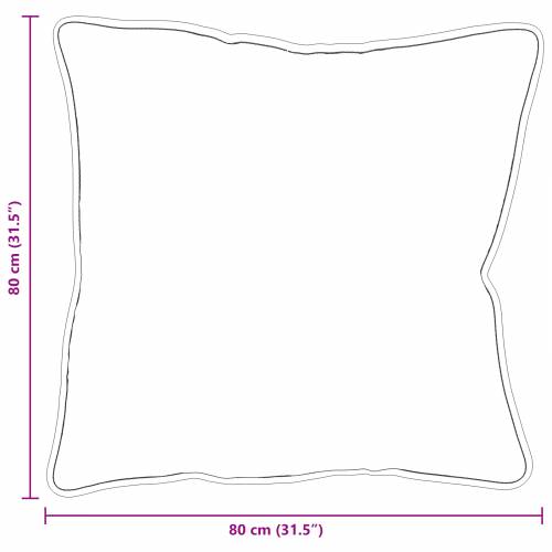 Jastuk 2 pcs Bijela 80 x 80 cm Cijena