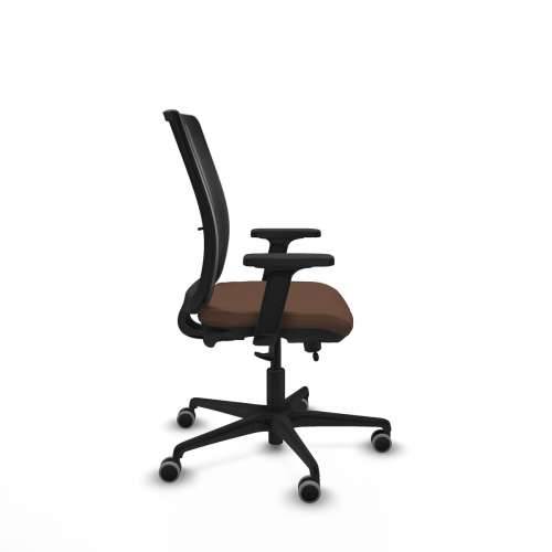 Uredska stolica Haches Traslack Piqueras y Crespo 2D036G0 Crna Tamno smeđi Cijena