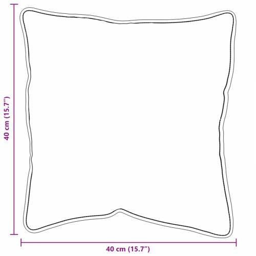 Jastuk 2 pcs Bijela 40 x 40 cm 85gsm 100% poliester Cijena