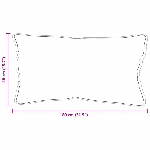 Jastuk 2 pcs Bijela 40 x 80 cm 85gsm 100% poliester Cijena
