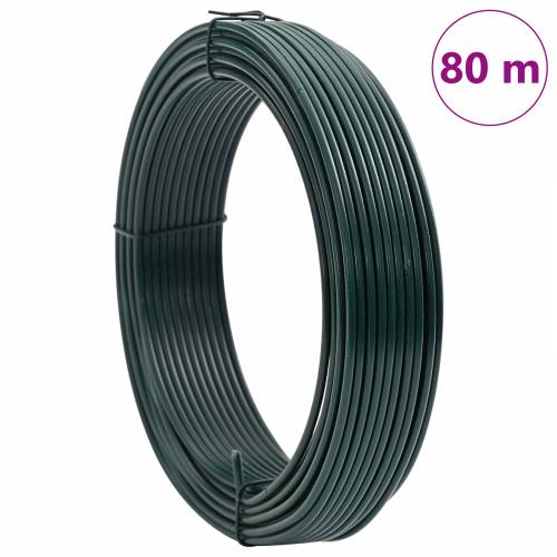 Žica za vezivanje ograde Zelena 80 m Čelik prekriven PVC-om Cijena
