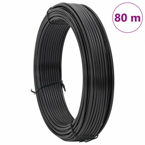 Žica za vezivanje ograde Antracit 80 m Čelik prekriven PVC-om Cijena