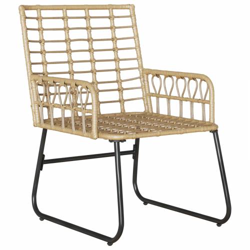 Vrtni set za objed 3 pcs Crna, Antracit 35 x 35 x 45 cm Cijena