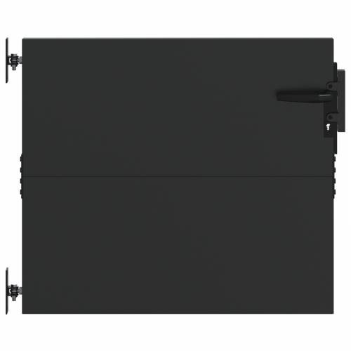 Dvorišna vrata - Vrtna vrata Crna 105 x 100 cm Čelik s praškastim premazom Cijena