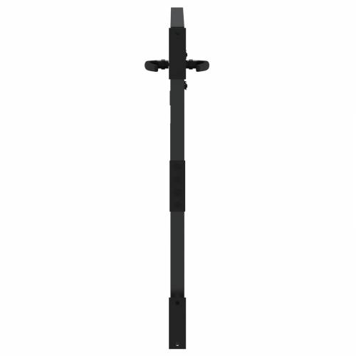 Dvorišna vrata - Vrtna vrata Crna 105 x 100 cm Čelik s praškastim premazom Cijena