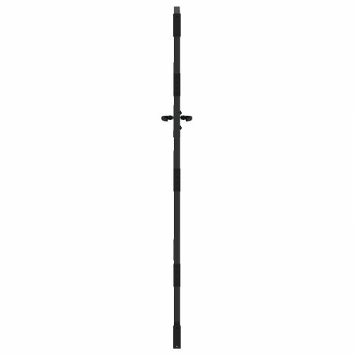 Dvorišna vrata - Vrtna vrata Crna 105 x 125 cm Čelik s praškastim premazom Cijena