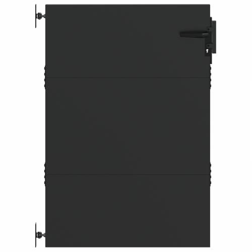 Dvorišna vrata - Vrtna vrata Crna 105 x 150 cm Čelik s praškastim premazom Cijena