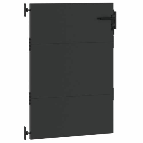 Dvorišna vrata - Vrtna vrata Crna 105 x 150 cm Čelik s praškastim premazom Cijena