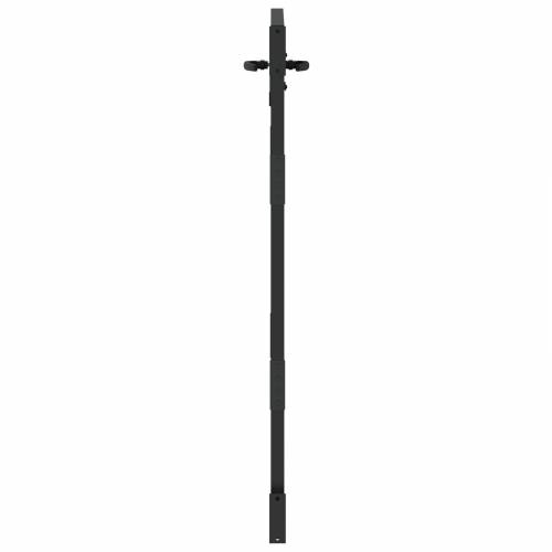 Dvorišna vrata - Vrtna vrata Crna 105 x 150 cm Čelik s praškastim premazom Cijena