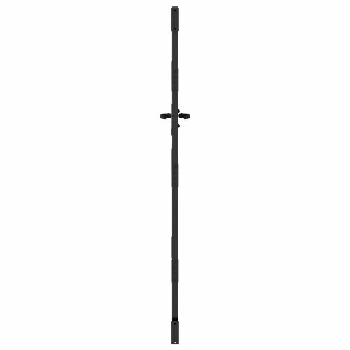 Dvorišna vrata - Vrtna vrata Crna 105 x 175 cm Čelik s praškastim premazom Cijena