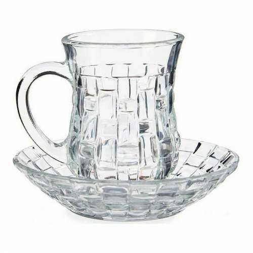 Set Šalica s Tanjurićima 125 ml Providan Staklo (12 x 9 x 12 cm) (4 kom.) Cijena