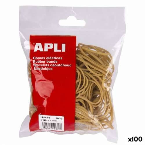 Elastične trake Apli Smeđa 100 x 2 mm (100 kom.) Cijena