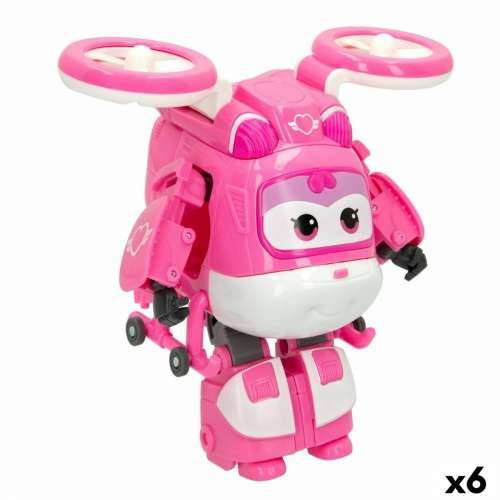Preobražavajući Super Robot Super Wings Dizzy Helikoper 10,5 x 13,5 x 14,5 cm Roza (6 kom.) Cijena