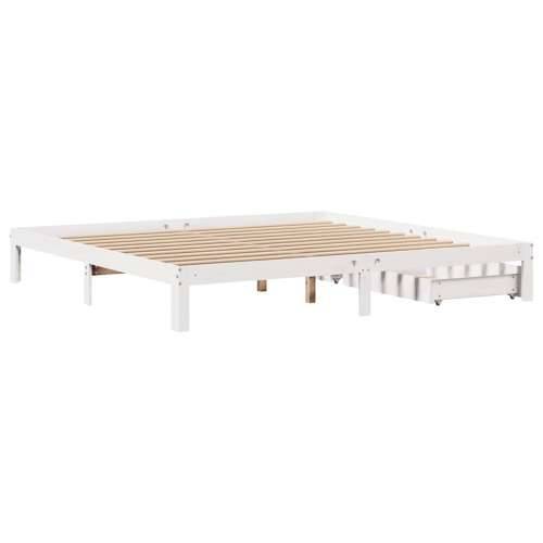 Okvir kreveta s ladicama bez madraca bijeli 200x200 cm - Bijela 200 x 200 cm Cijena