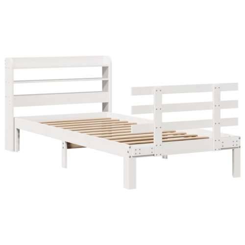 Okvir kreveta s uzglavljem bez madraca bijeli 90x200 cm - Bijela 90 x 200 cm Cijena