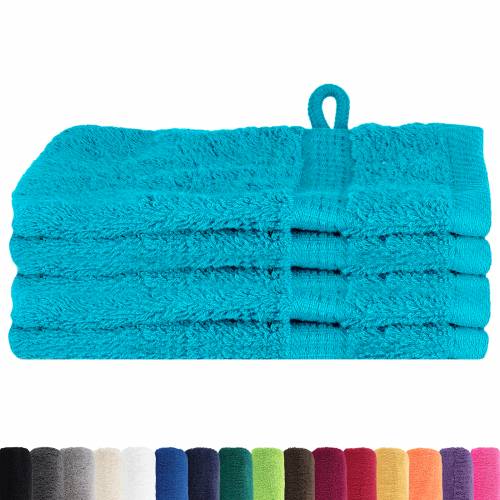 Krpice 4 pcs Tirkizna 15 x 21 cm Pamuk Cijena