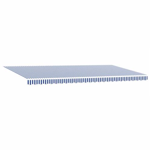 Skrovita tenda with Plava i bijela 6 x 3 m Platno i metal Cijena
