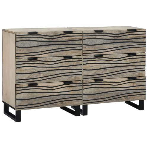 Komode s ladicama Ostalo s pohranom 2 pcs Bijela 60 x 33,5 x 75 cm Cijena