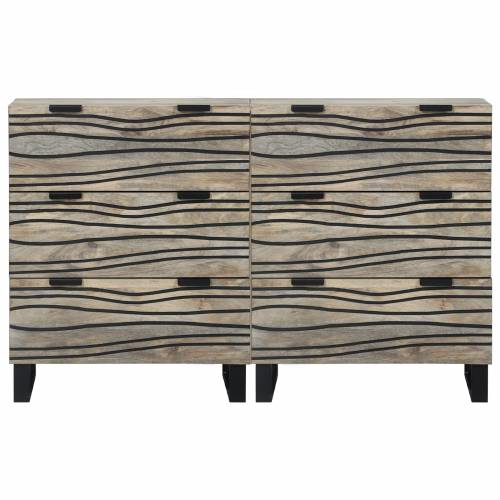 Komode s ladicama Ostalo s pohranom 2 pcs Bijela 60 x 33,5 x 75 cm Cijena