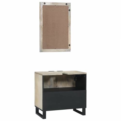 Set namještaja za kupaonicu 2 pcs Bijela 62 x 33 x 58 cm Cijena