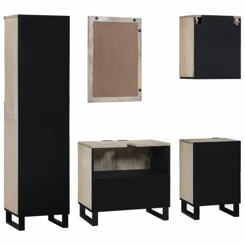 Set namještaja za kupaonicu 5 pcs Orah smeđa 38 x 33 x 160 cm Cijena