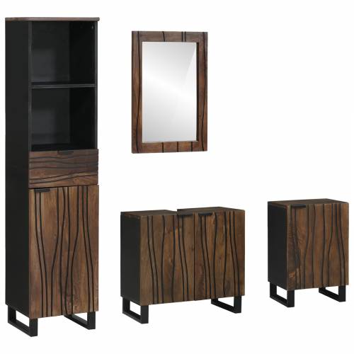 Set namještaja za kupaonicu 4 pcs Bijela 38 x 33 x 160 cm Cijena