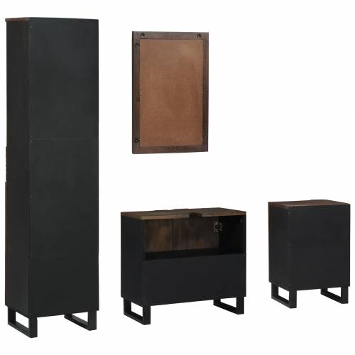 Set namještaja za kupaonicu 4 pcs Bijela 38 x 33 x 160 cm Cijena