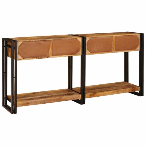 Konzolni stolovi 2 pcs Smeđa Čvrsto neobrađeno drvo manga Cijena