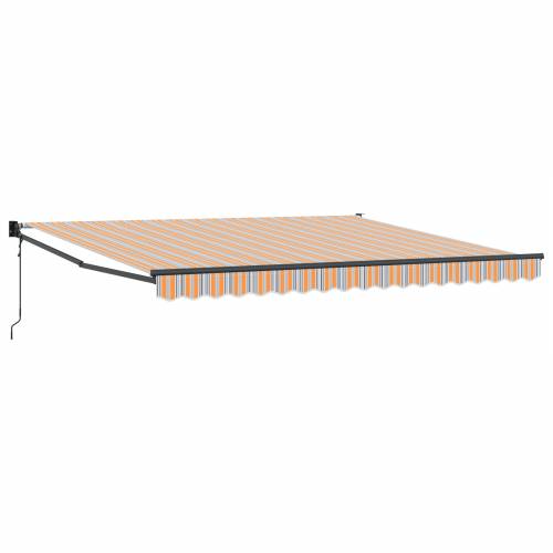 Skrovita tenda Višebojna 400x300 cm Tkanina Cijena