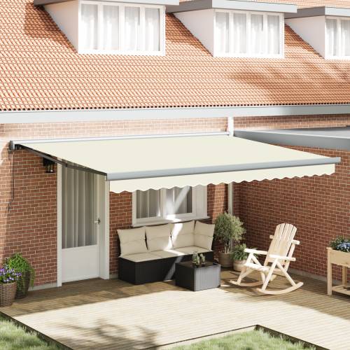 Automatska uvlačiva tenda krem 450x300 cm Cijena