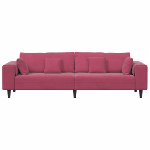 Baršunasta sofa s jastukom s jastukom 208 cm Baršun Cijena