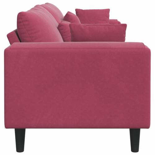 Baršunasta sofa s jastukom s jastukom 208 cm Baršun Cijena