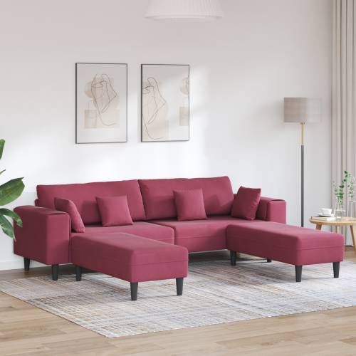 Baršunasta sofa s jastukom s jastukom 3 pcs 208 cm Baršun Cijena