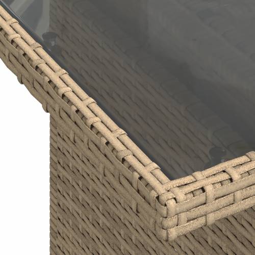 10-dijelni vrtni sofa set s jastučićima bež poli ratan Cijena