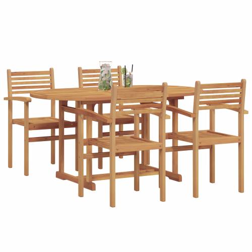 Vrtni set za objed 5 pcs Smeđa Cijena