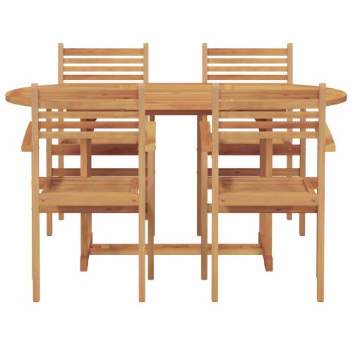 Vrtni set za objed 5 pcs Smeđa Cijena