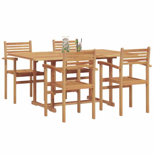 Vrtni set za objed 5 pcs Smeđa Cijena