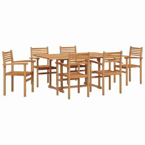 Vrtni set za objed 7 pcs Smeđa Cijena