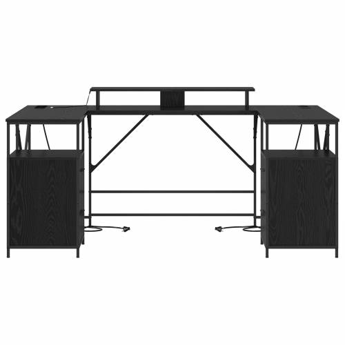 Stol Crni hrast 182 x 101 x 87.5 cm Konstruirano drvo Cijena