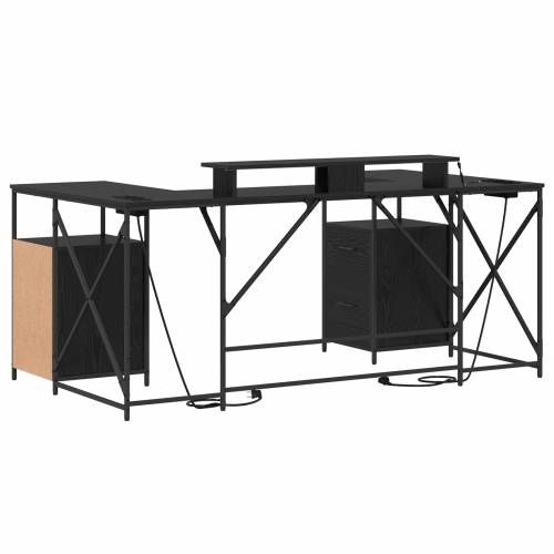 Stol Crni hrast 182 x 101 x 87.5 cm Konstruirano drvo Cijena