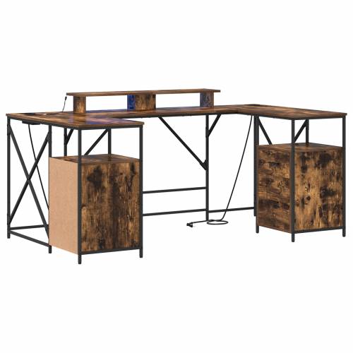 Stol s ladicama s pohranom 182 x 101 x 87.5 cm Konstruirano drvo Cijena