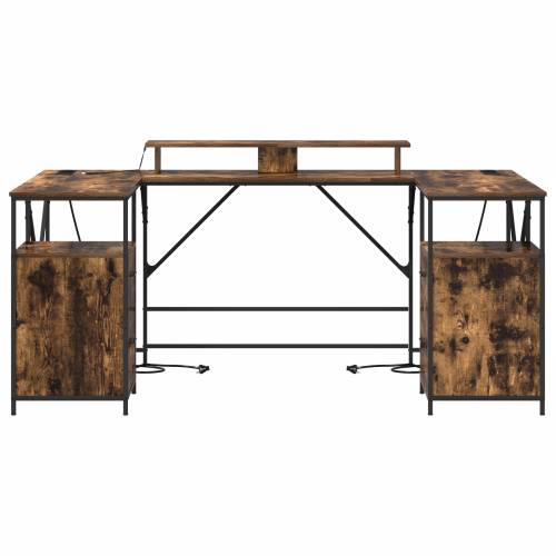 Stol s ladicama s pohranom 182 x 101 x 87.5 cm Konstruirano drvo Cijena