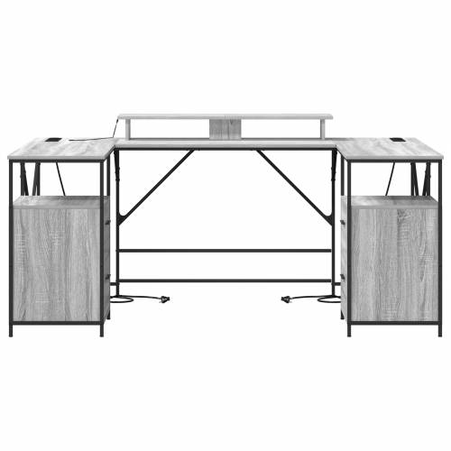 Stol s ladicama s pohranom 182 x 101 x 87.5 cm Konstruirano drvo Cijena
