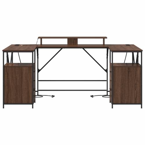 Stol s ladicama s pohranom 182 x 101 x 87.5 cm Konstruirano drvo Cijena