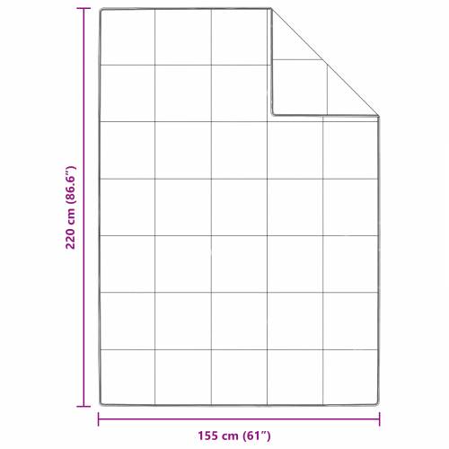 Poplun Ostalo s jastukom 2 pcs Bijela 155 x 220 cm Paperje Cijena