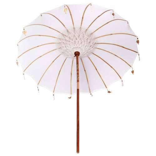 Suncobran Krema x 250 cm Pamuk i čvrsto drvo Cijena