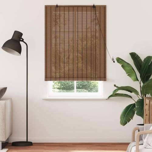 Zavjese i sjenila sa zavjesama Smeđa 100 x 220 cm bambus Cijena