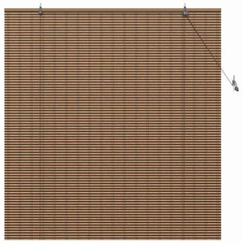 Zavjese i sjenila sa zavjesama Smeđa 140 x 160 cm bambus Cijena