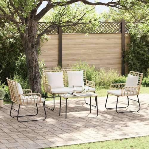 Vrtni set za objed 3 pcs Crna, Antracit 113 x 69 x 83 cm Cijena
