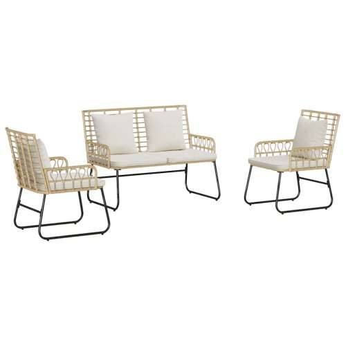 Vrtni set za objed 3 pcs Crna, Antracit 113 x 69 x 83 cm Cijena